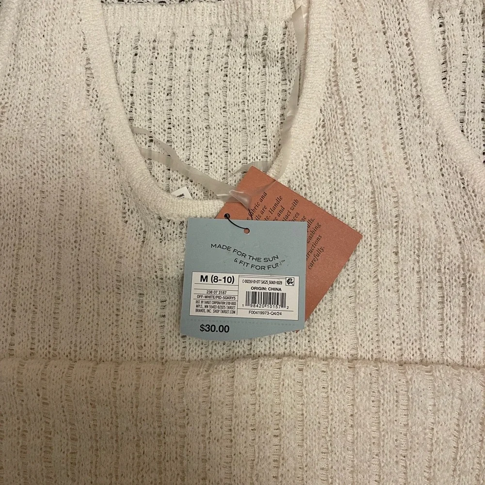 Shade & Shore White Knit Dress - Picture 7 of 9